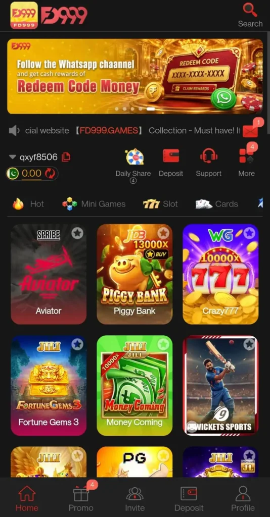 FD999 Game is an online game in Pakistan in 2026 for Android